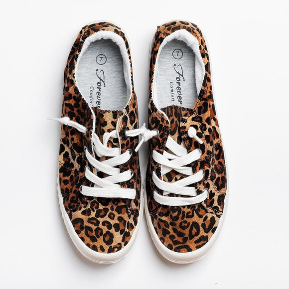 Cheetah Canvas Sneaker