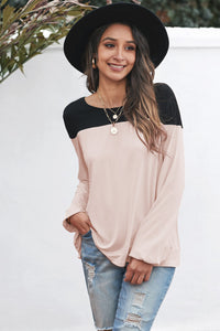 Apricot Long Sleeve Top