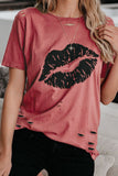 Kiss Distressed Tee