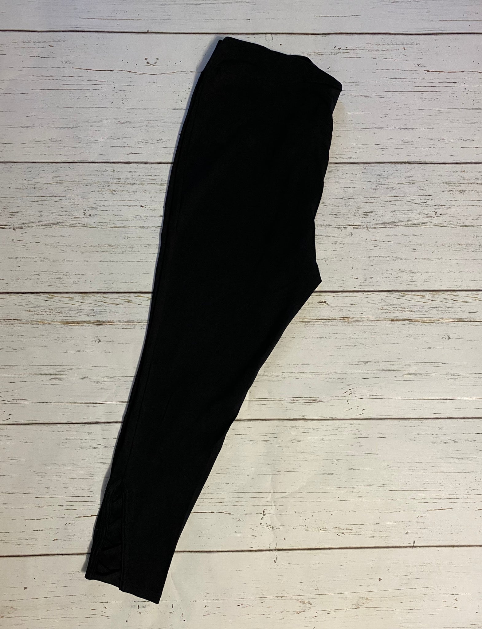 Criss Cross Detail Leggings Clothing in Black - Get great deals at