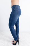 C'est Toi Mid Rise Skinny Jeans - Kai Wash