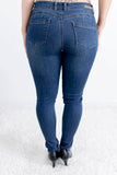 C'est Toi Mid Rise Skinny Jeans - Kai Wash