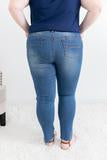 C'est Toi Mid Rise Skinny Jeans - Candace Wash