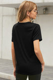 Black, Camo and Striped Pocket T-Shirt