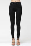 Kan Can- Bailey Mid Rise Black Super Skinny