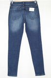 Kan Can- Mid Rise Skinny Stretch Dark Blue Wash