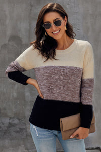 Multi Color Block Sweater