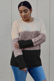 Multi Color Block Sweater