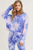 Pink & Blue Tie Dye Lounge Set