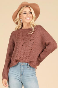 Light Burgundy Sweater