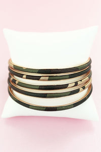 Camo bangle set