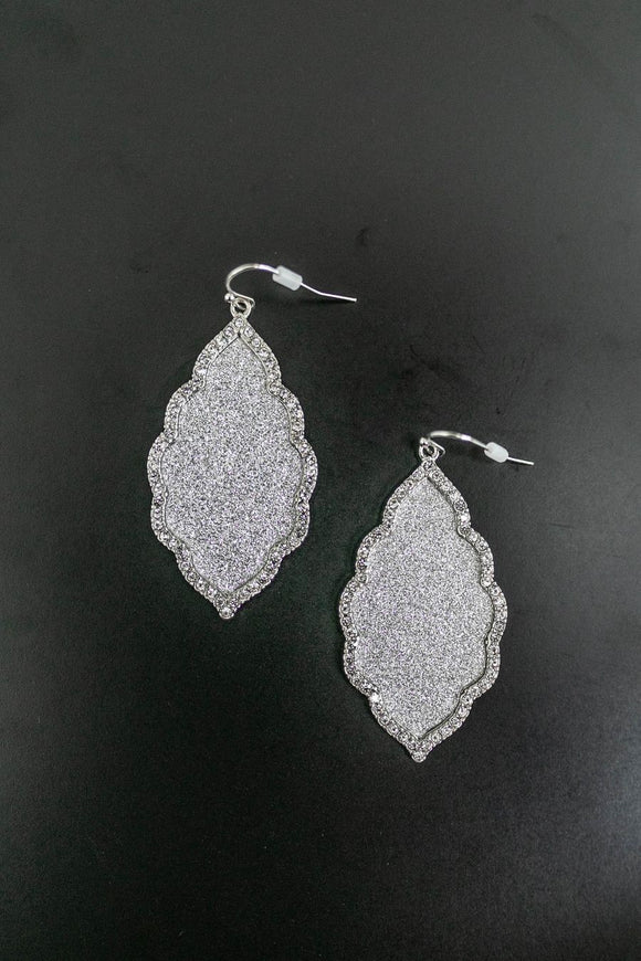 Sparkle Silver Earrings