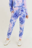 Pink & Blue Tie Dye Lounge Set