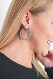 Glitter Hoop Earrings