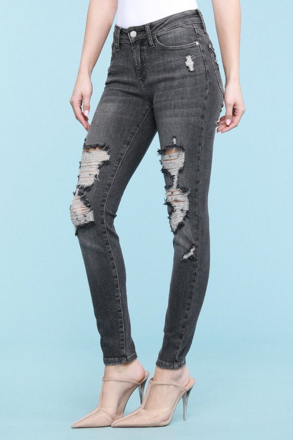 Gray Wash Judy Blue Jeans