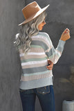 Colorful Striped Knit Sweater